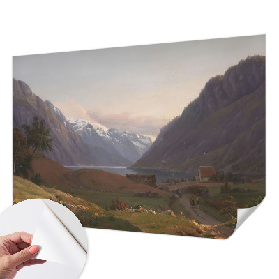 Samolepicí fototapeta na zeď Horské panorama