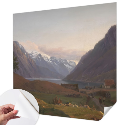 Samolepicí fototapeta na zeď Horské panorama