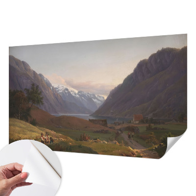 Samolepicí fototapeta na zeď Horské panorama