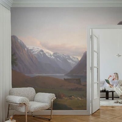 Samolepicí fototapeta na zeď Horské panorama