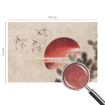 Samolepící fototapeta 3d Lesní východ