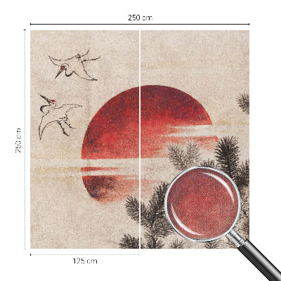 Samolepící fototapeta 3d Lesní východ