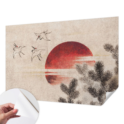 Samolepící fototapeta 3d Lesní východ