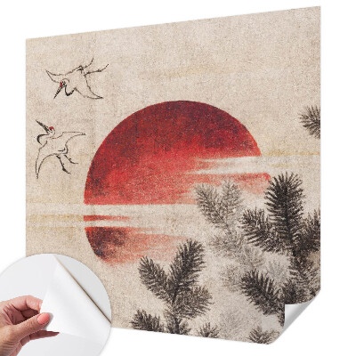 Samolepící fototapeta 3d Lesní východ