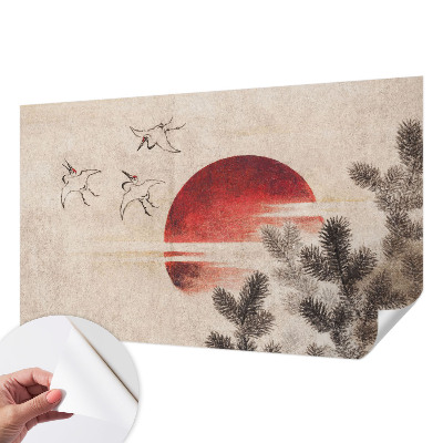 Samolepící fototapeta 3d Lesní východ