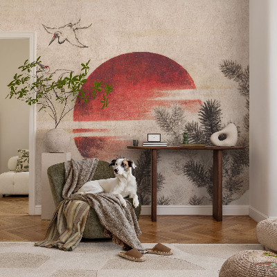 Samolepící fototapeta 3d Lesní východ