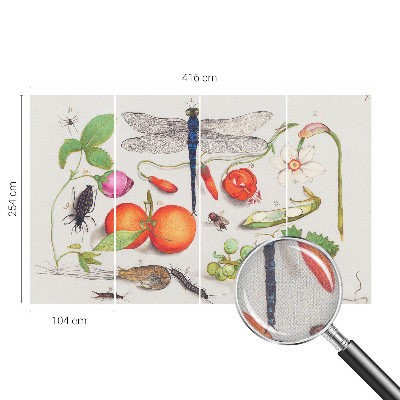 Samolepicí fototapeta do dětského pokoje Ilustrace přírody