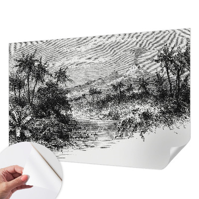 Samolepicí fototapeta na míru Exotické panorama