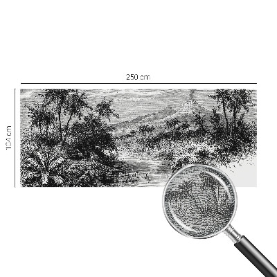 Samolepicí fototapeta na míru Exotické panorama