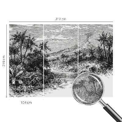 Samolepicí fototapeta na míru Exotické panorama