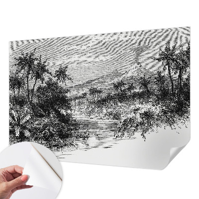 Samolepicí fototapeta na míru Exotické panorama