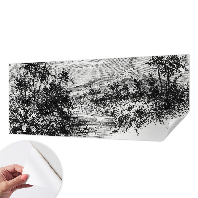 Samolepicí fototapeta na míru Exotické panorama