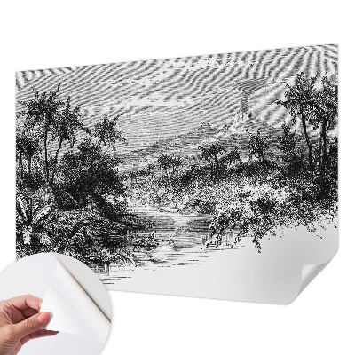Samolepicí fototapeta na míru Exotické panorama