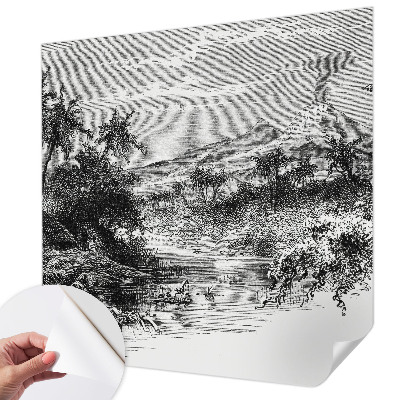 Samolepicí fototapeta na míru Exotické panorama