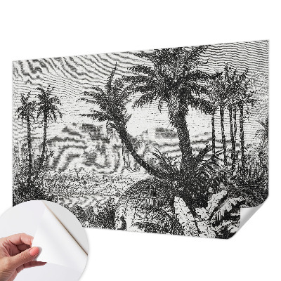 Samolepící fototapeta 3d Tropická oáza