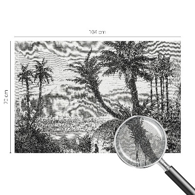 Samolepící fototapeta 3d Tropická oáza