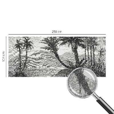 Samolepící fototapeta 3d Tropická oáza