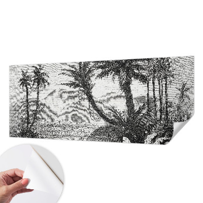 Samolepící fototapeta 3d Tropická oáza