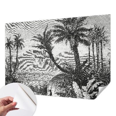 Samolepící fototapeta 3d Tropická oáza