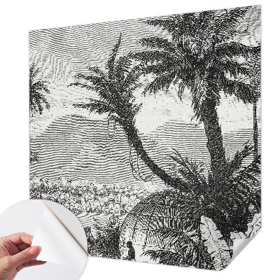 Samolepící fototapeta 3d Tropická oáza