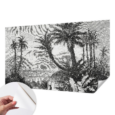 Samolepící fototapeta 3d Tropická oáza