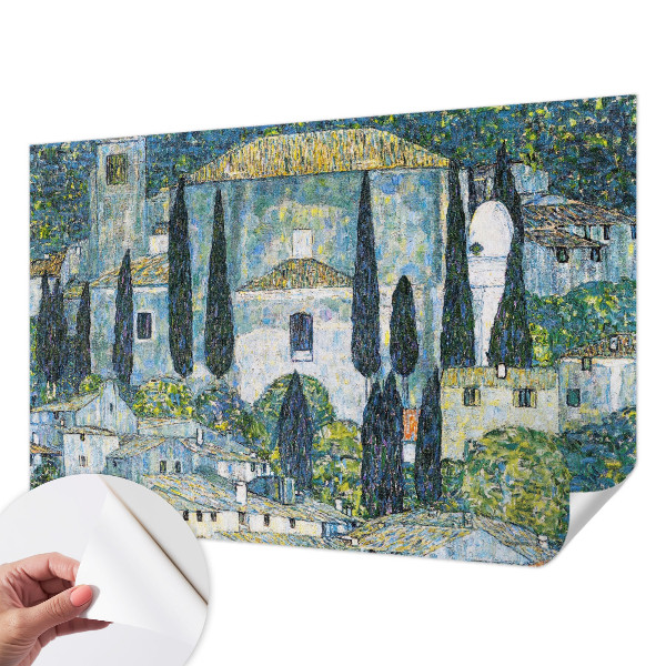 Samolepicí fototapeta na zeď Cypřišové domy
