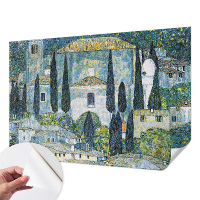 Samolepicí fototapeta na zeď Cypřišové domy