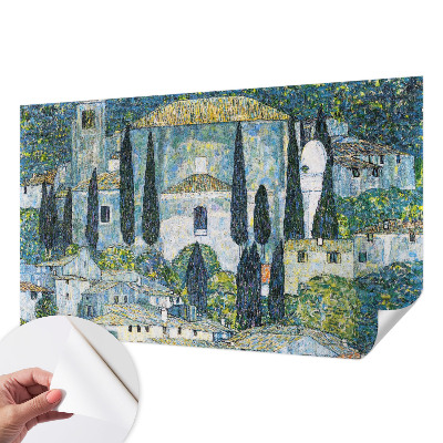 Samolepicí fototapeta na zeď Cypřišové domy