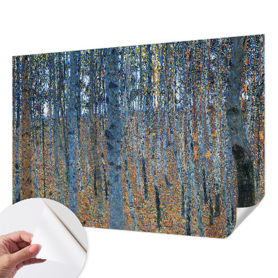 Samolepicí fototapeta do obýváků Březový les