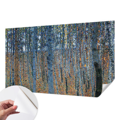 Samolepicí fototapeta do obýváků Březový les