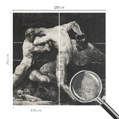Fototapeta pro holku s motivem souboje boxerů