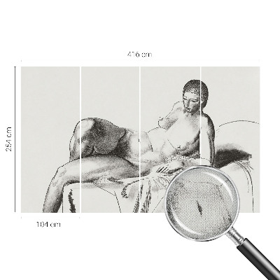 Samolepicí dekorativní fototapeta Umělecký akt