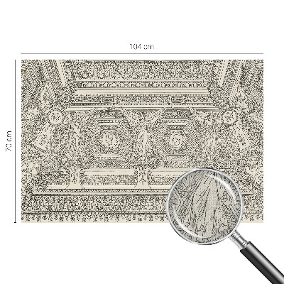 Samolepicí fototapeta na míru Klasická ozdoba