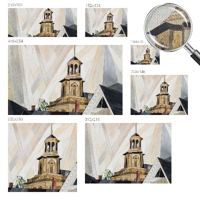 Samolepicí dekorativní fototapeta s motivem architektonické věže