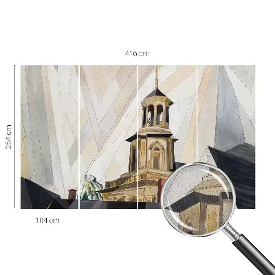 Samolepicí dekorativní fototapeta Architektonická věž