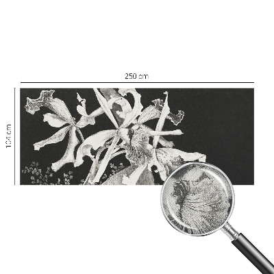 Samolepicí fototapeta do dětského pokoje Ilustrace orchideje