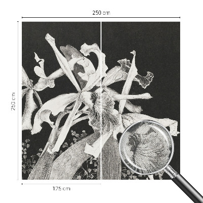 Samolepicí fototapeta do dětského pokoje Ilustrace orchideje