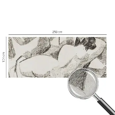 Fototapeta do dětského pokoje Ležící postava