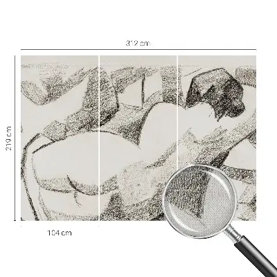 Fototapeta do dětského pokoje Ležící postava