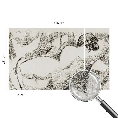 Fototapeta do dětského pokoje Ležící postava
