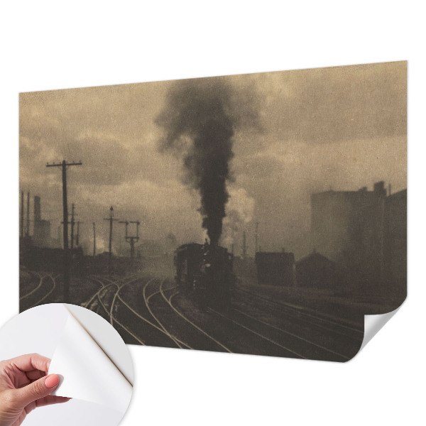 Moderní samolepicí fototapeta Průmyslová krajina