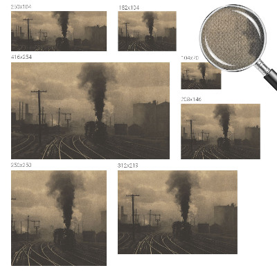 Moderní samolepicí fototapeta Průmyslová krajina