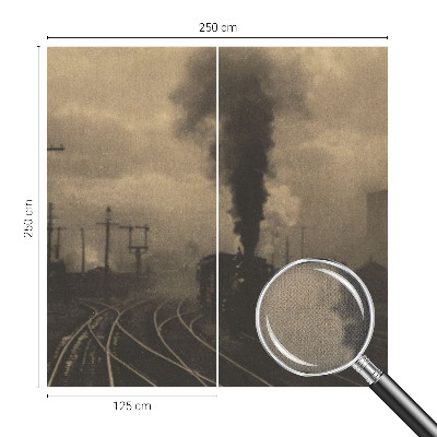 Moderní samolepicí fototapeta Průmyslová krajina
