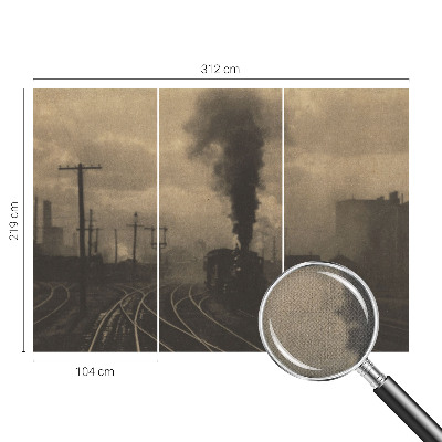 Moderní samolepicí fototapeta Průmyslová krajina