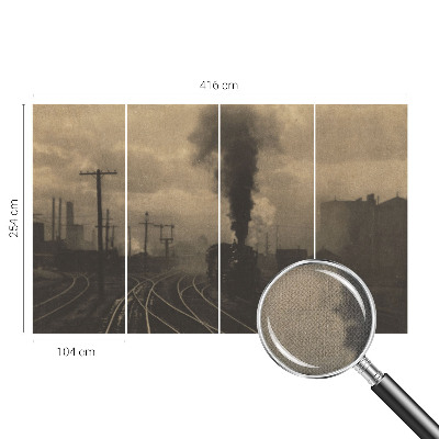 Moderní samolepicí fototapeta Průmyslová krajina