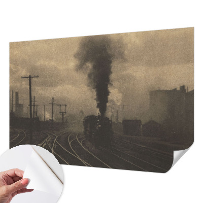 Moderní samolepicí fototapeta Průmyslová krajina