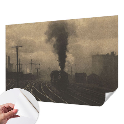 Moderní samolepicí fototapeta Průmyslová krajina