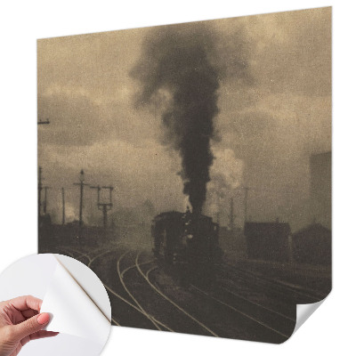 Moderní samolepicí fototapeta Průmyslová krajina
