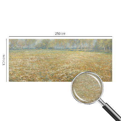 Samolepicí dekorativní fototapeta Kvetoucí pole