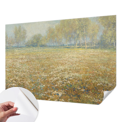 Samolepicí dekorativní fototapeta Kvetoucí pole